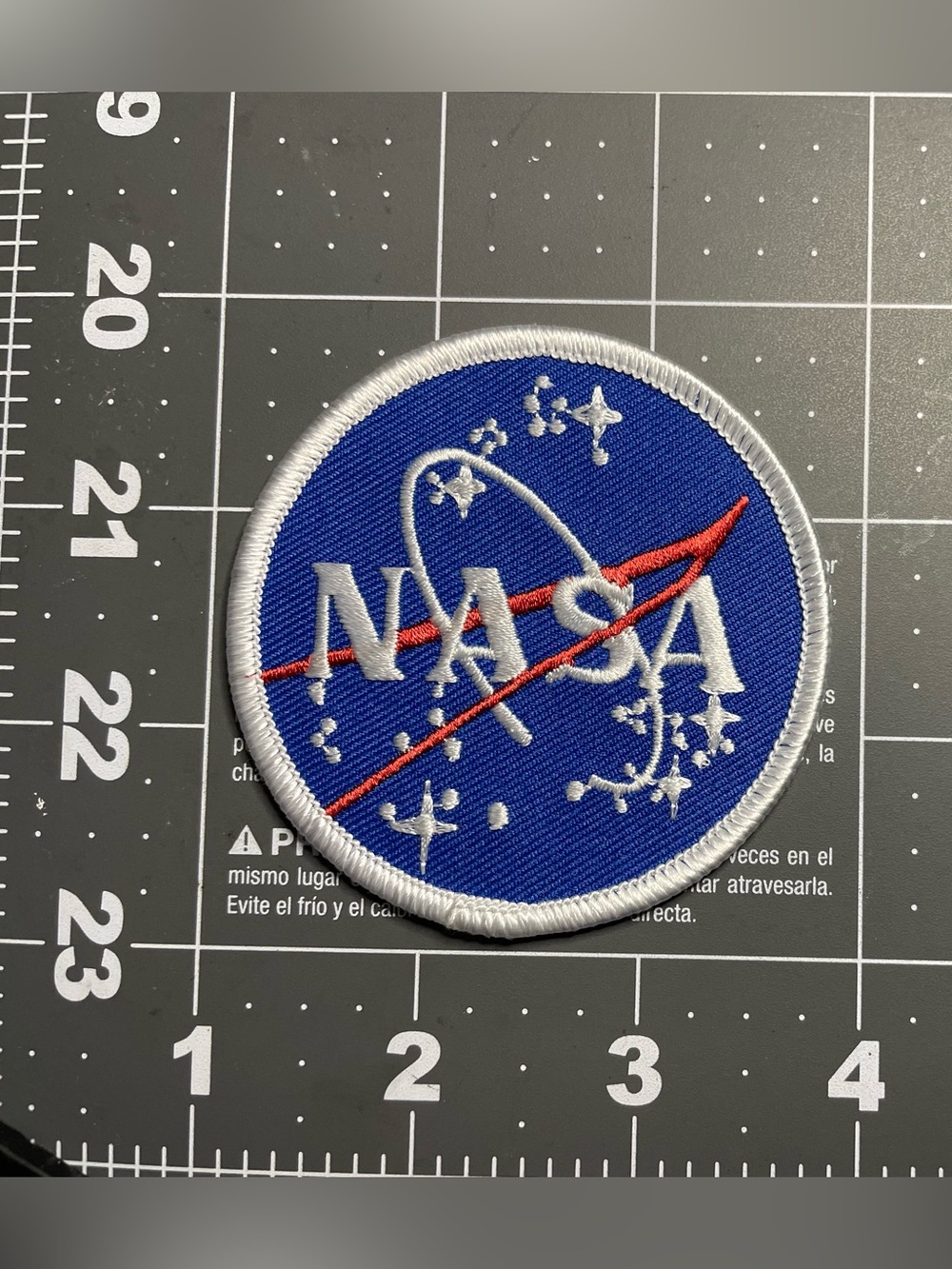 NASA iron on patch